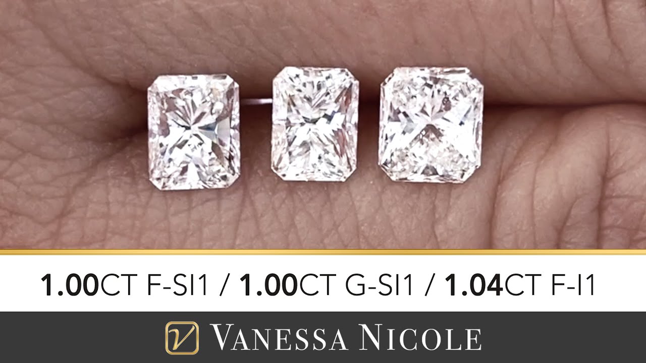 1 CARAT RADIANT CUT DIAMOND | Radiant Shape Size Comparison | Diamond Selection for Kevin