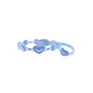 Bracelet motif Coeur couleur bleu ciel - Missiu