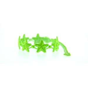 Bracelet motif Etoile couleur vert fluo - Missiu