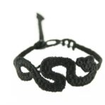 Bracelet motif Serpent couleur noir - Missiu