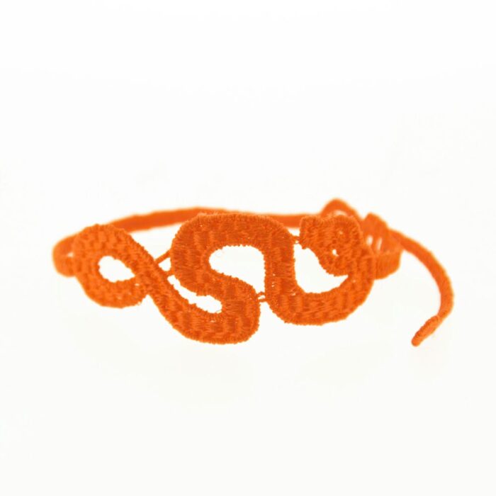 Bracelet motif Serpent couleur orange fluo- Missiu