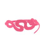 Bracelet motif Serpent couleur rose fluo- Missiu