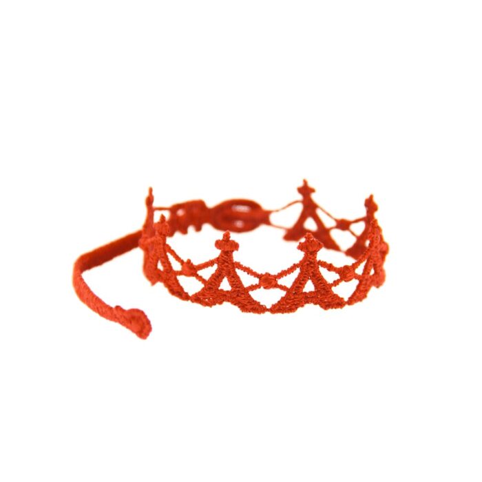 Bracelet motif Tour Eiffel rouge - Missiu