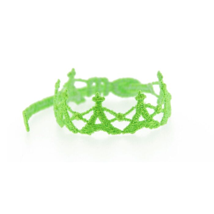 Bracelet motif Tour Eiffel vert fluo - Missiu