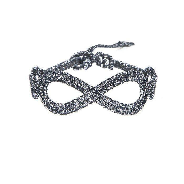 Bracelet motif Infinity couleur noir métallique - Missiu