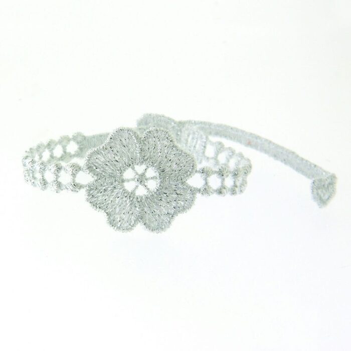Bracelet motif Fleur couleur argent clair édition limitée - Missiu