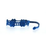 Bracelet motif Trèfle couleur bleu roi - Missiu