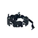 Bracelet motif enfant Éléphant couleur noir - Missiu