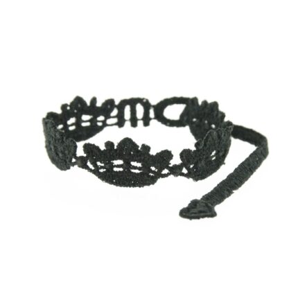 Bracelet motif Couronne couleur noir - Missiu