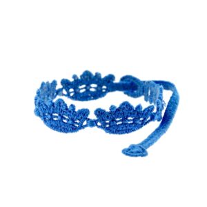 Bracelet motif Couronne couleur bleu roi - Missiu