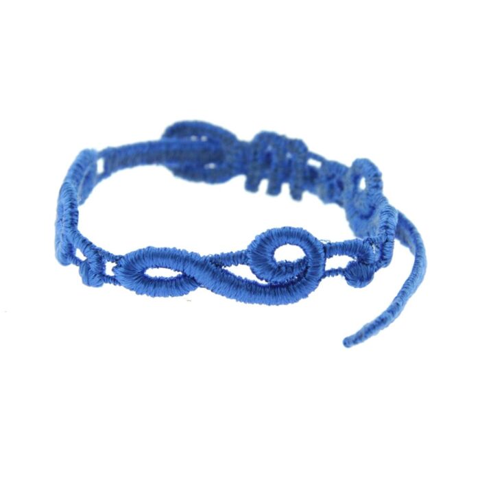 Bracelet motif Musique couleur bleu roi - Missiu