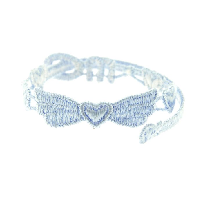 Bracelet motif Ailes couleur bleu ciel - Missiu