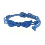 Bracelet motif Ailes couleur bleu roi - Missiu