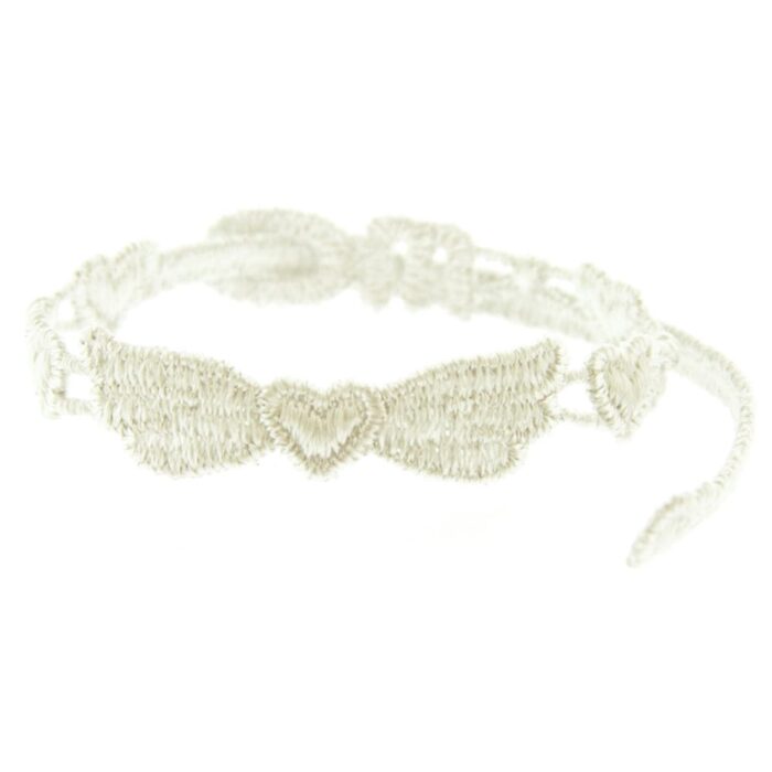 Bracelet motif Ailes couleur blanc cassé - Missiu