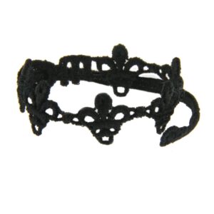 Bracelet motif Fleur de Lys couleur noir - Missiu