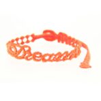 Bracelet motif Dream couleur orange fluo - Missiu