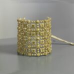 Bracelet manchette Clou couleur or doré - Missiu