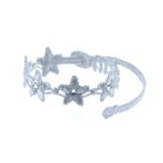 Bracelet Star avec Swarovski Elements couleur gris - Missiu