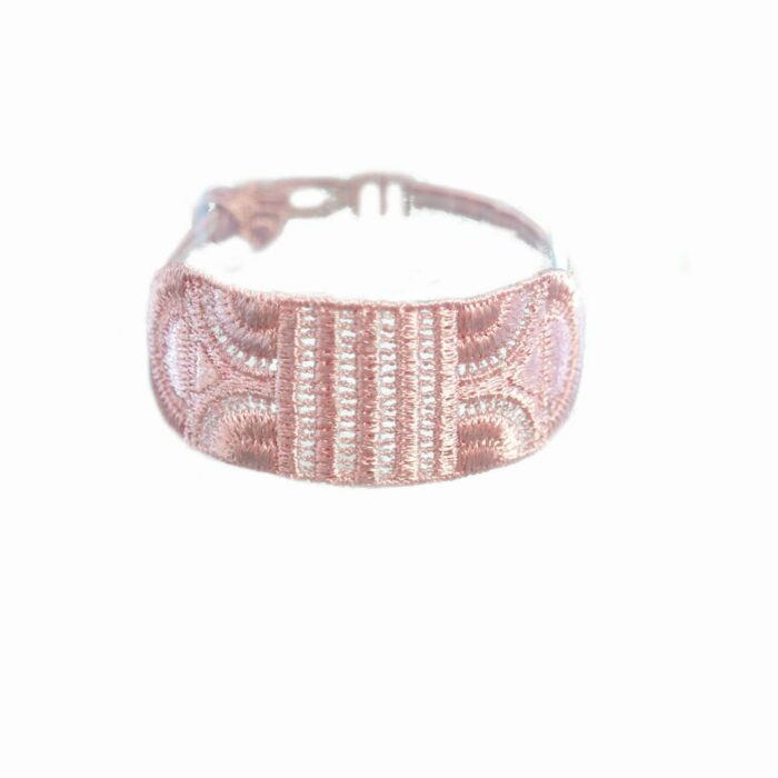 Bracelet manchette Tamara couleur rose - Missiu