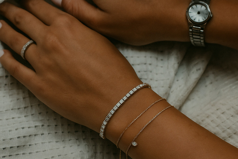 Bracelet Tennis : L'éclat intemporel d'un bijou emblématique Bracelet tennis eclat inegale d'un classique