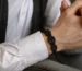 bracelet homme personnalisé noir