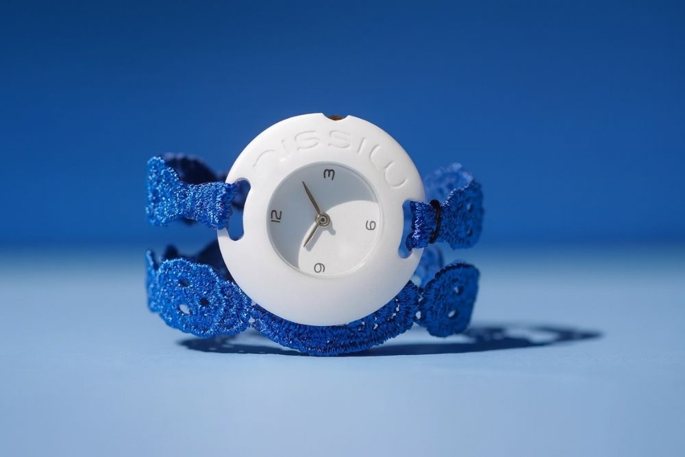 Montre M Tête de Mort Missiu de missiu couleur blanc