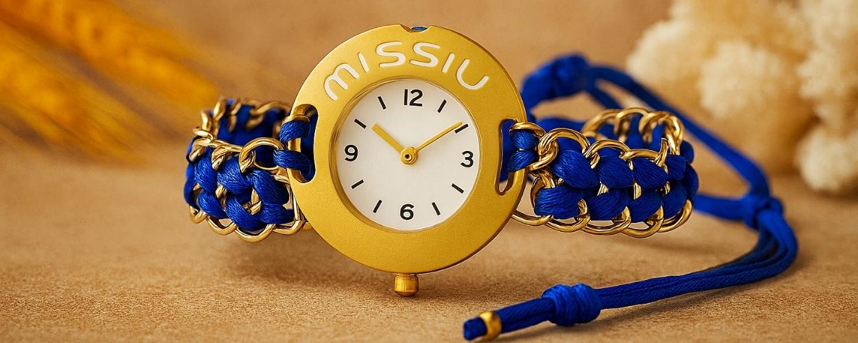 Montre dorée femme de Missiu