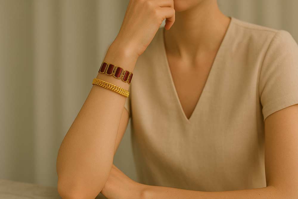 Quel type de bracelet maille offre le meilleur confort au quotidien ? Bracelet maille dorée élégante