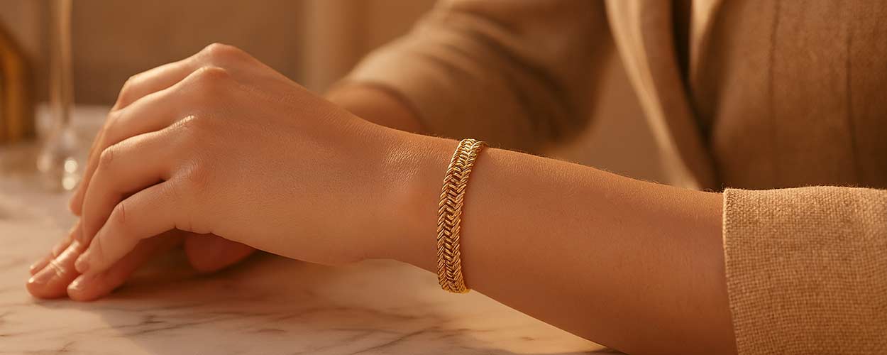 Quel type de bracelet maille offre le meilleur confort au quotidien ? Bracelet maille dorée