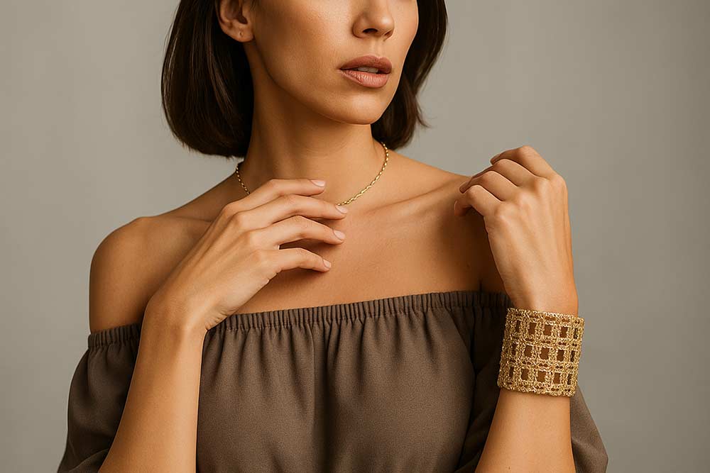 Manchette bijoux : un accessoire de caractère Manchette bijoux de Missiu