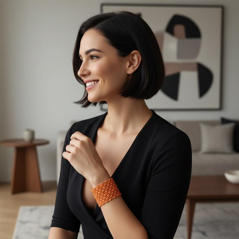 bracelet en tissu tendance