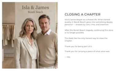 Un « magasin fantôme » exploite la tragédie de Bondi avec une prétendue arnaque