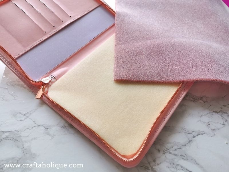 Étui de rangement pour perles DIY (avec tapis de perles) Utilisation d'un tapis de perlage Vellux pour l'intérieur du boîtier de perlage