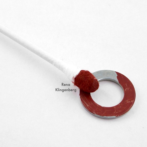 Procédure de patine pour le didacticiel de bracelet Patina Hardware par Rena Klingenberg