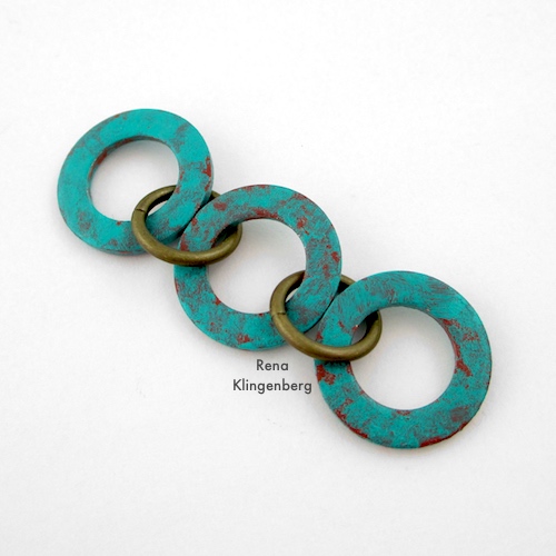 Tutoriel sur l'assemblage du bracelet Patina Hardware par Rena Klingenberg