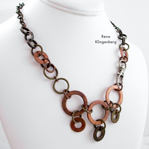 Tutoriel sur les colliers de quincaillerie robuste par Rena Klingenberg