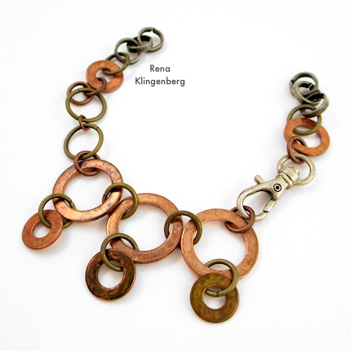 Tutoriel sur le collier Rugged Hardware par Rena Klingenberg - la section plastron du collier