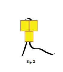 Les bases du brick stitch, figure 2