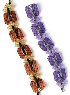 Déco Deluxe, bracelet brick stitch, par Nancy Zellers