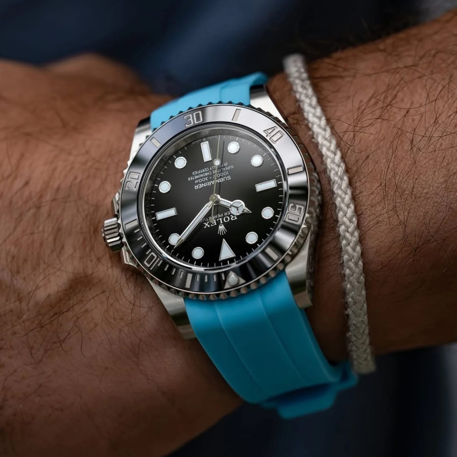 Examen des bracelets en caoutchouc Helvetus reinventez votre Rolex Cartier
