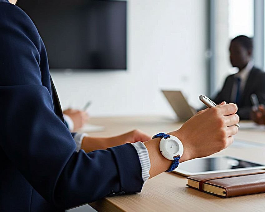 Montre bracelet en tissu