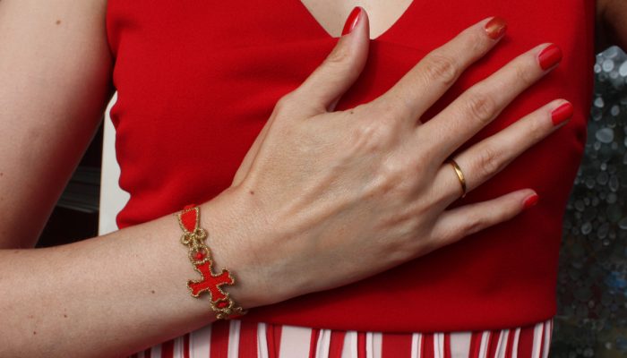 Bracelet Missiu Croix des templiers look Bracelet Missiu Croix des templiers look